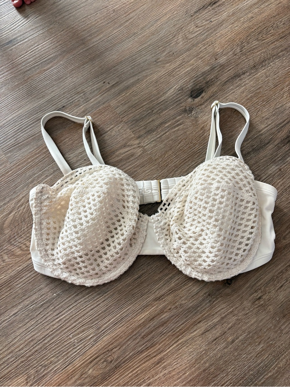 Shade and shore cream bikini top
